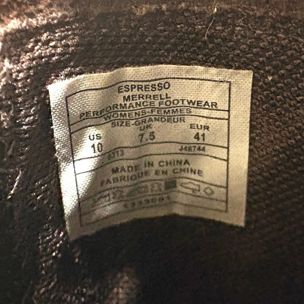 Merrell Evera Rush Ankle Booties Women 10 Espresso Brown Leather